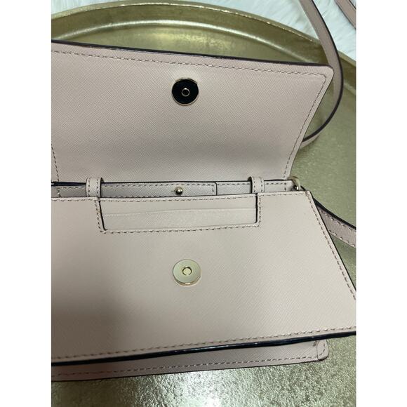 KATE SPADE NEW YORK Toasted Wheat Cameron Street Arielle Leather Crossbody Bag - Picture 9 of 14